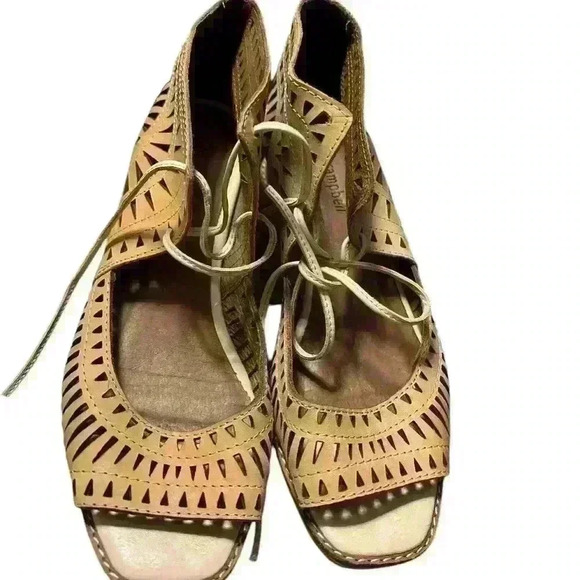 Jeffery Campbell Tan Casual Shoes with Comfortable Fit and Stylish Design - Picture 1 of 8